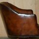 Fauteuil capitaine Chesterfield victorien restauré