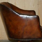 Fauteuil capitaine Chesterfield victorien restauré