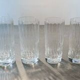 Set of 4 crystal glasses
