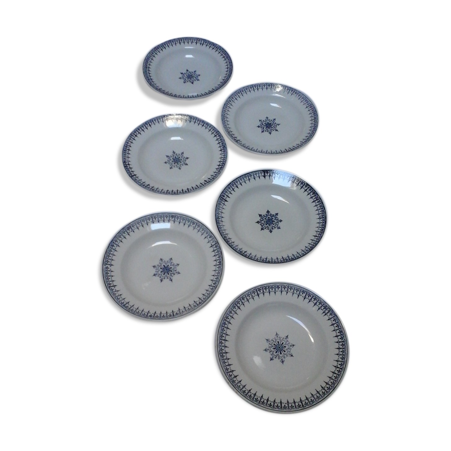 Lot de 6 assiettes creuses Primax