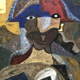 Tableau cubiste Arlequin