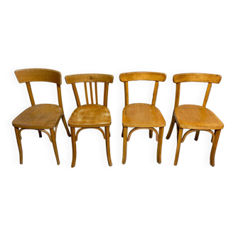 Lot de 4 chaises de bistrot