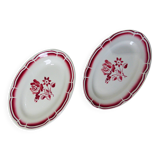 2 vintage porcelain saucers 210161