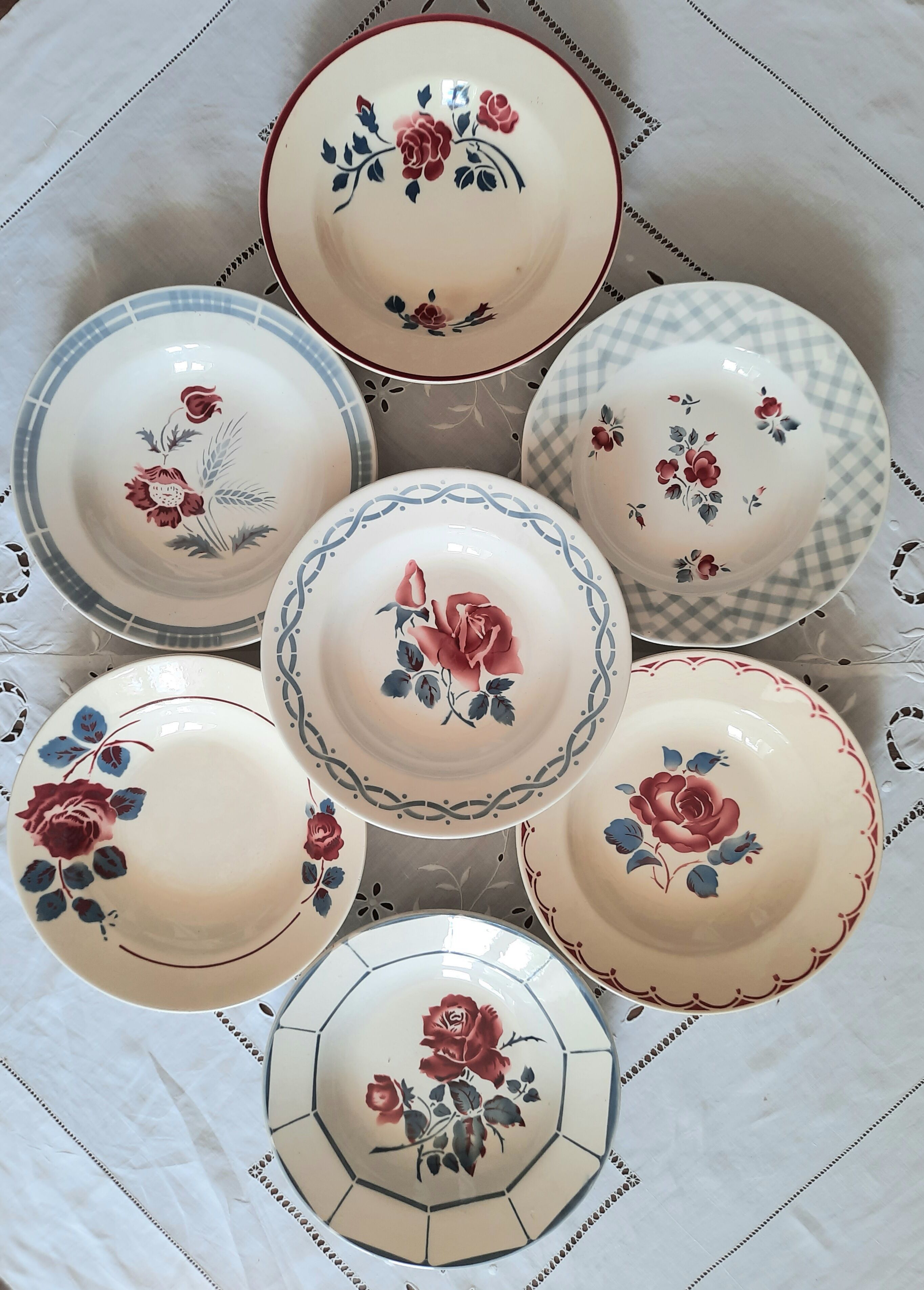 Mismatched old hollow plates