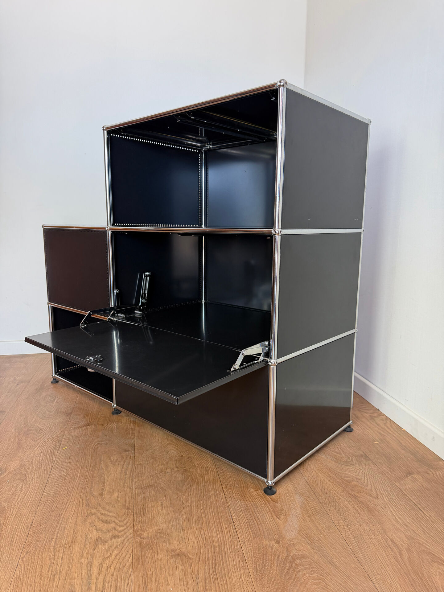 Meuble modulable USM Haller noir