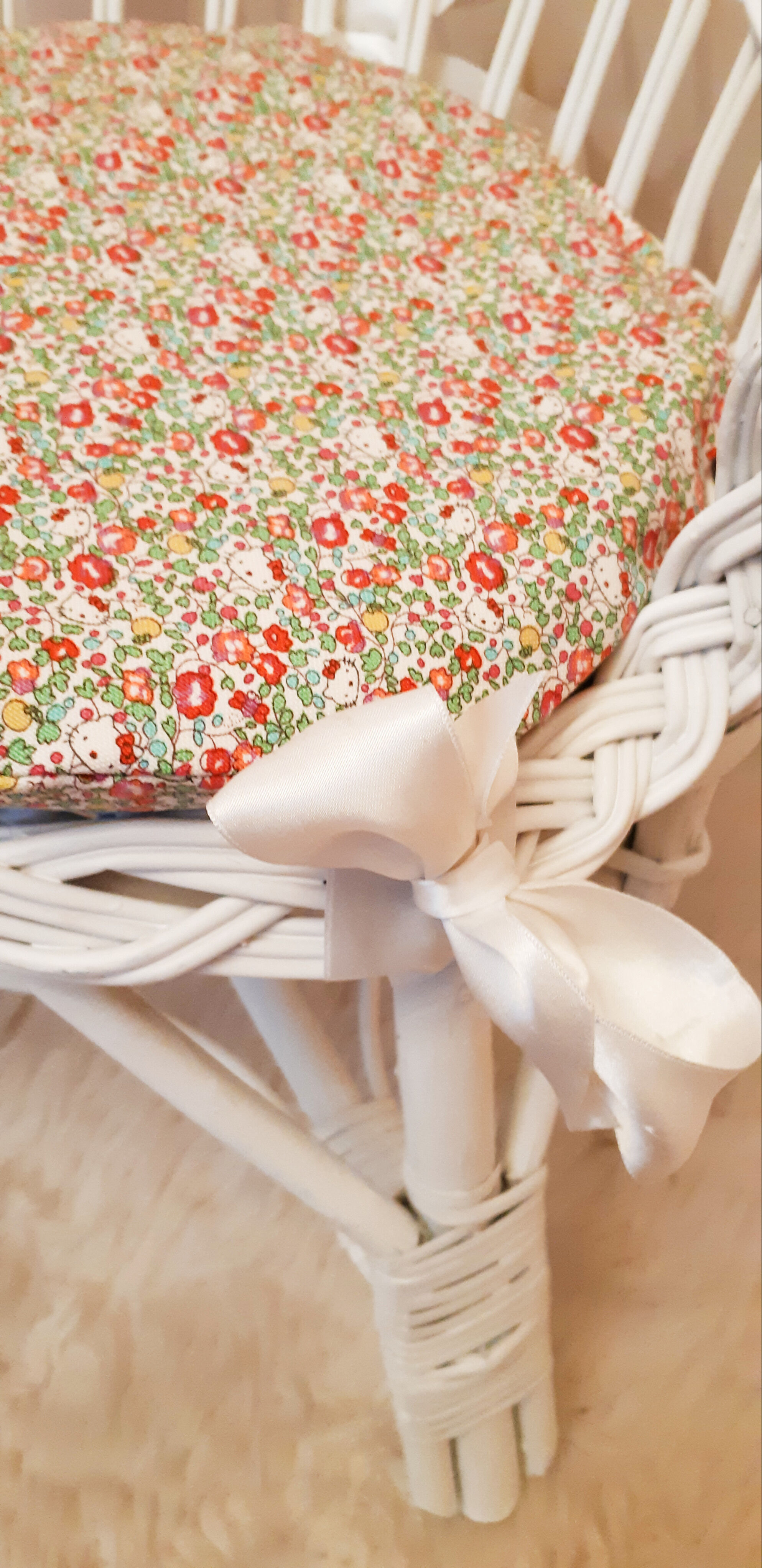 Child armchair in rattan