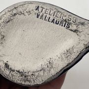 Ceramic orangeade service in ultramarine blue, workshop 59 - Vallauris -
