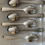 12 silver-plated spoons