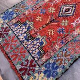 Colorful Moroccan boujad rug - 167 x 322 cm