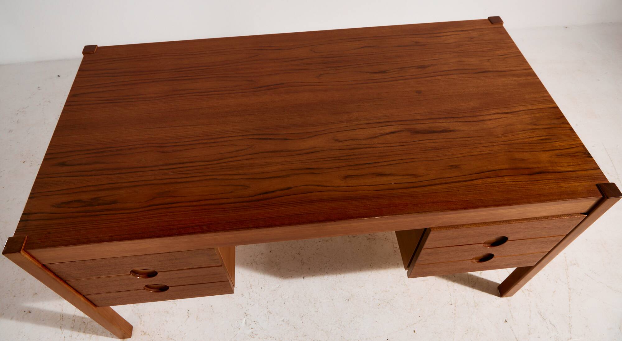 Model 33 teak desk by Christian Linneberg for Chr. Linneberg