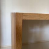 Contemporary solid oak desk
