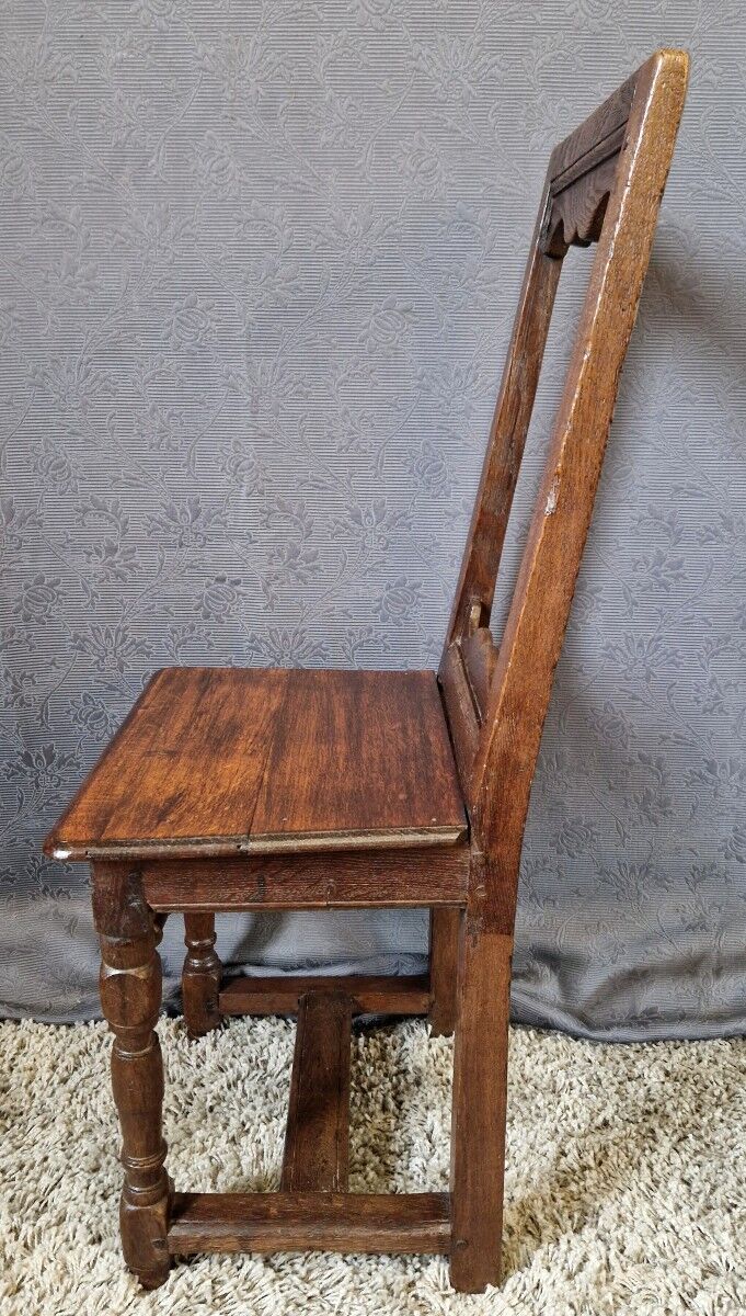 Chaise Lorraine en chêne, XIXe