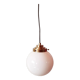 Opaline globe suspension