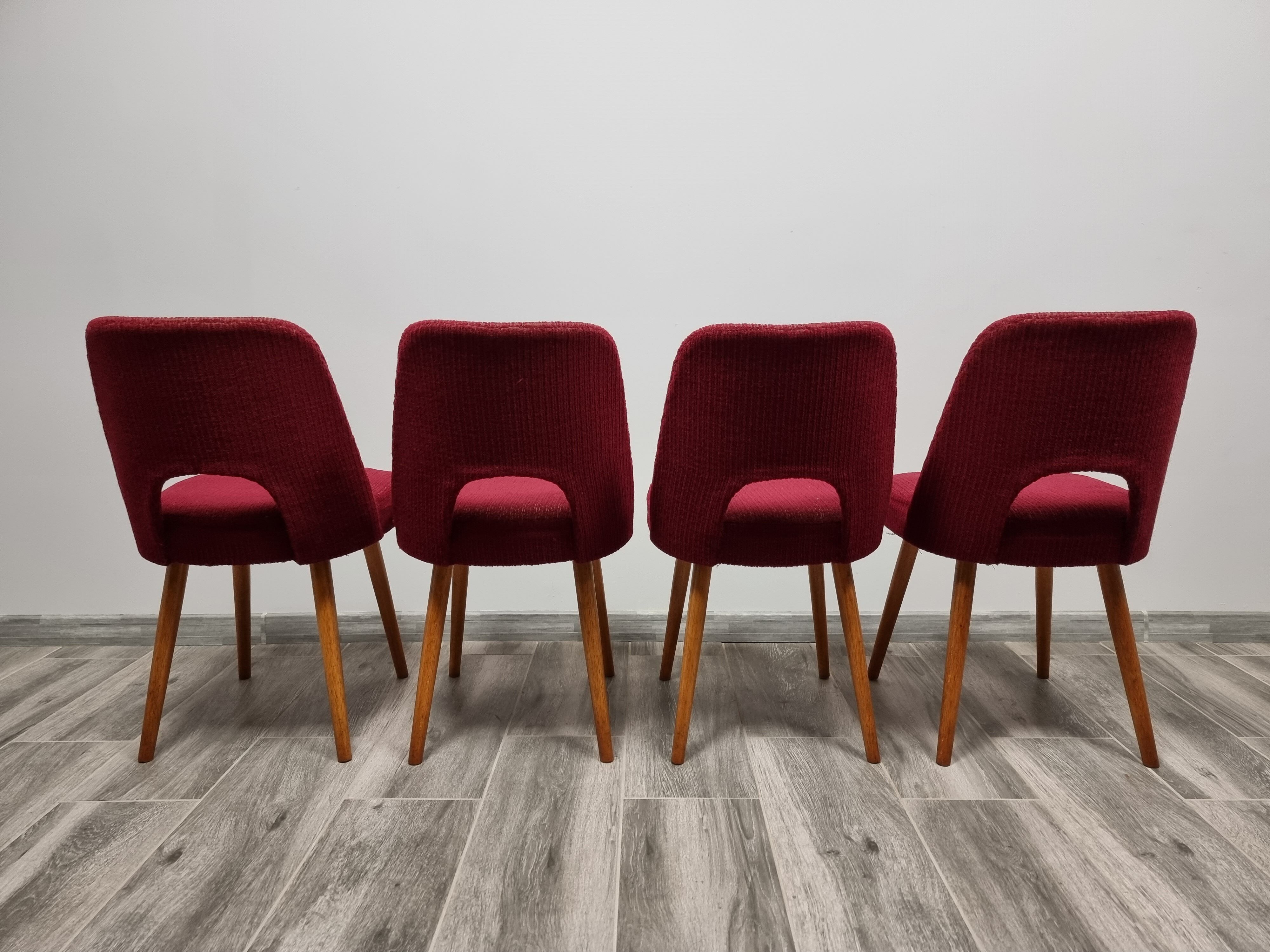 4 dining chairs by Oswald Haerdtl