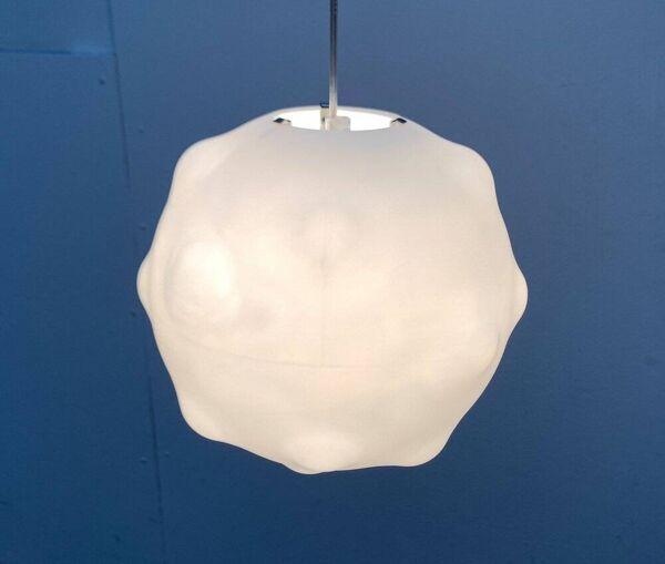 Suspension en verre Lampoon postmoderne par Aldo Cibic pour Foscarini