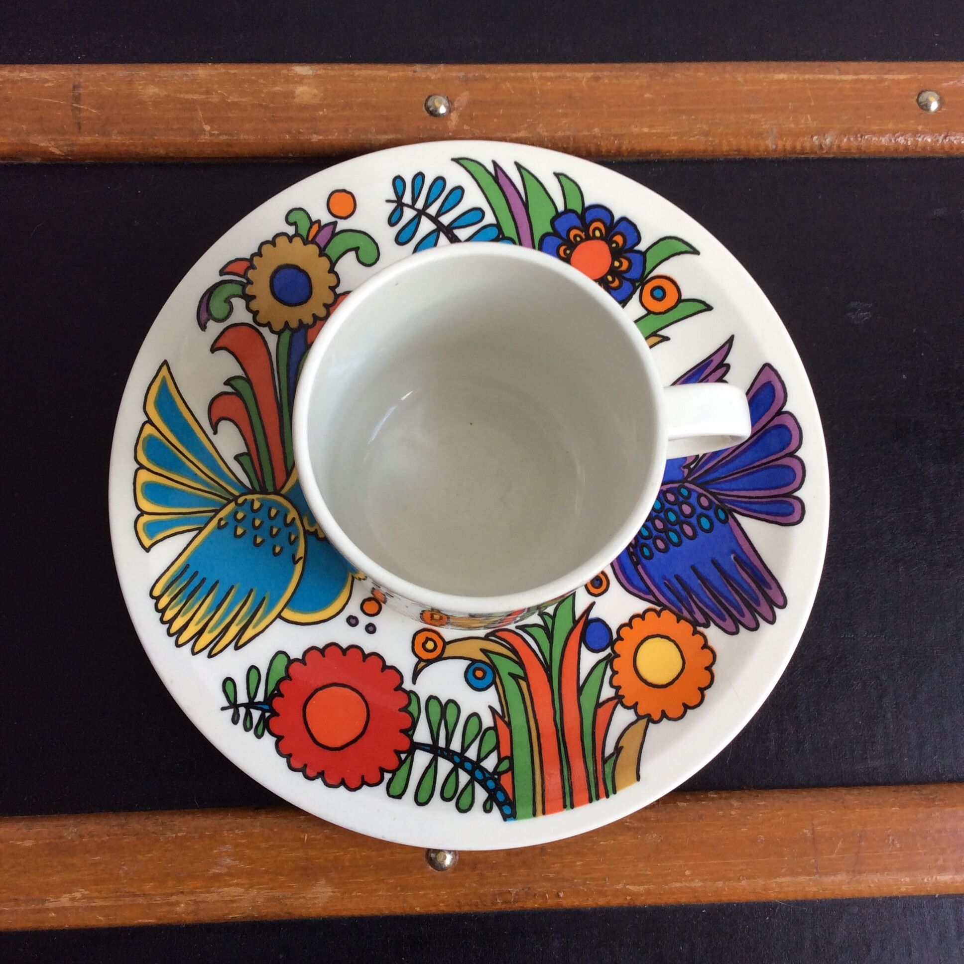 Villeroy and Boch cup and coffee cup model Acapulco vintage