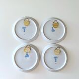 Vintage wall plates, birds, Kaiser AK Germany