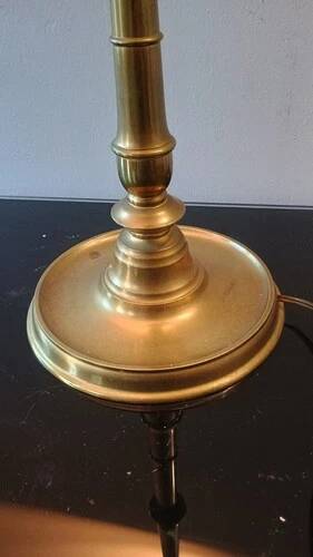 Floor lamp Table lamp signed Malabert house 1930 Art Deco DLG rings Quinet