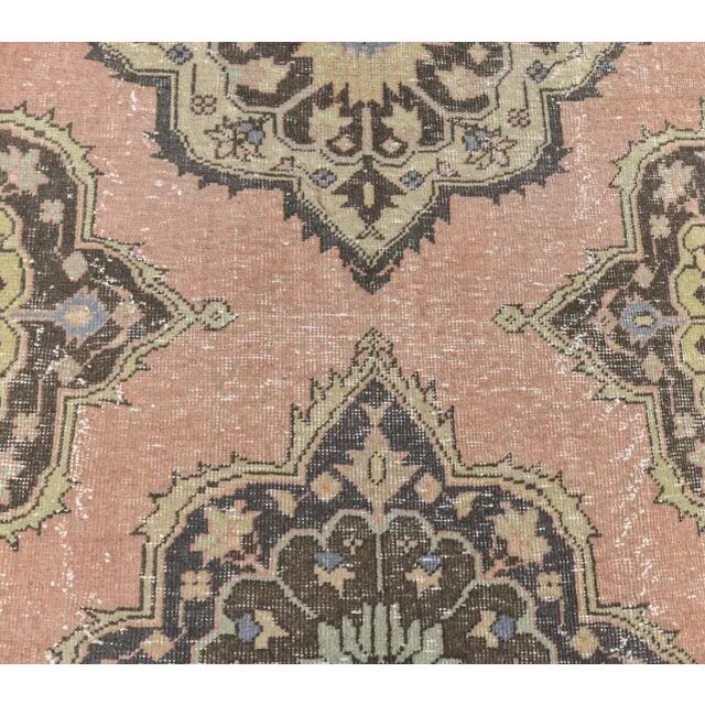Turkish Oushak wool runner 90x346