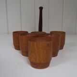 Set of 6 Danish vintage style set set set 1960s
