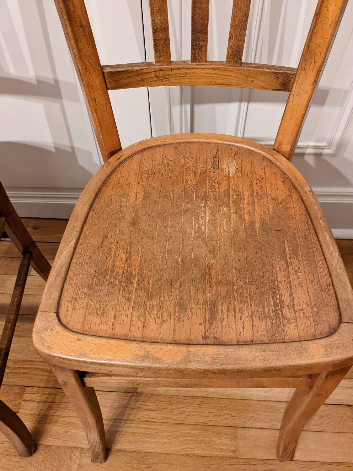 Pair of bistro chairs