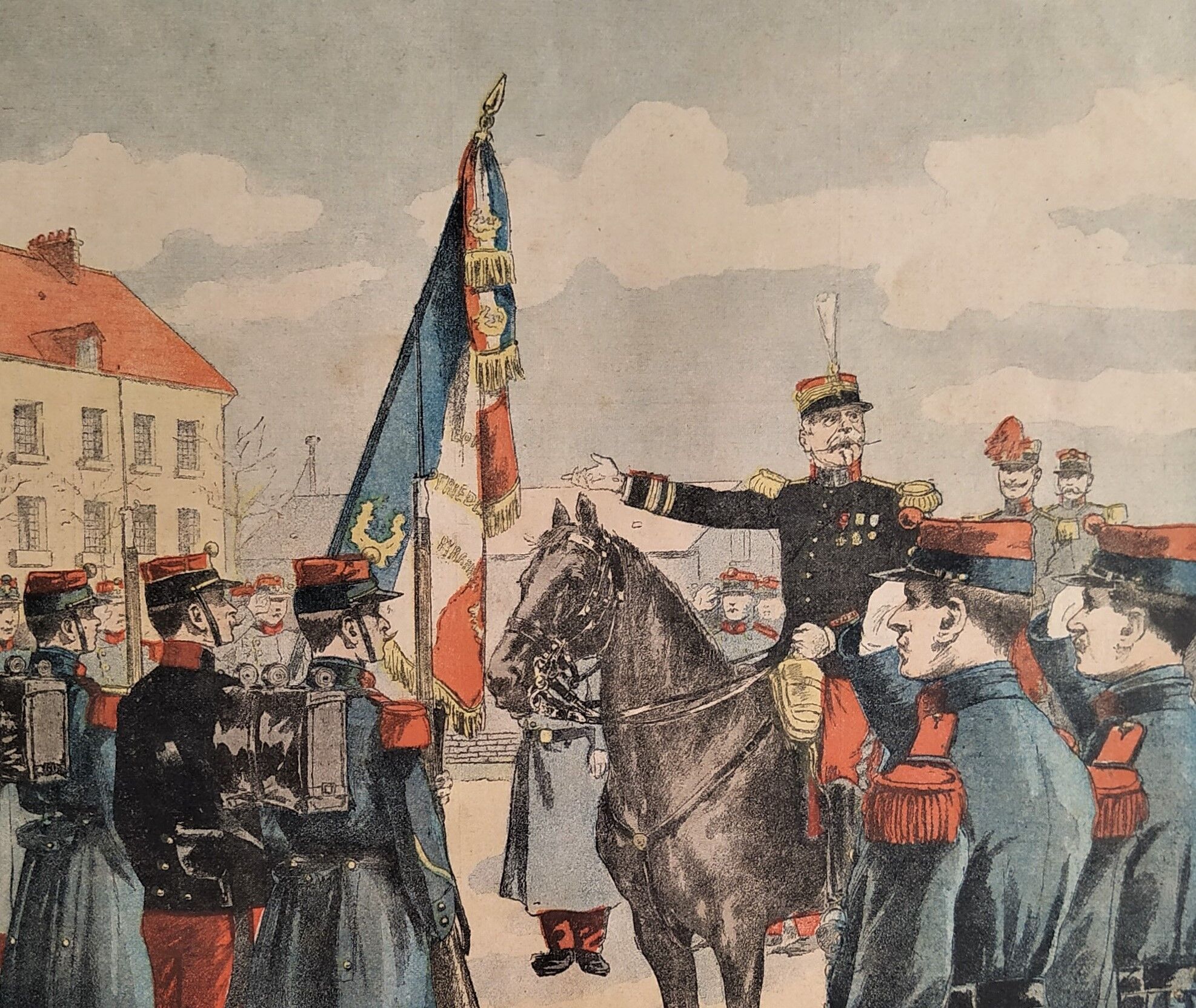 La présentation du drapeau en 1903