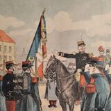 The presentation of the flag in 1903