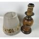 Ancient wooden feet lamp