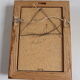 Peinture au sable Navajo vintage dans cadre bois