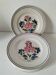 Ensemble 8 assiettes Saint Amand décor fleurs stylisées 4122