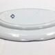 Creil and Montereau - Oval flat in faience model Flora