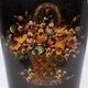 Metal Hand painted Waste Basked 1950s England