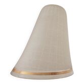 Vintage frosted glass lampshade