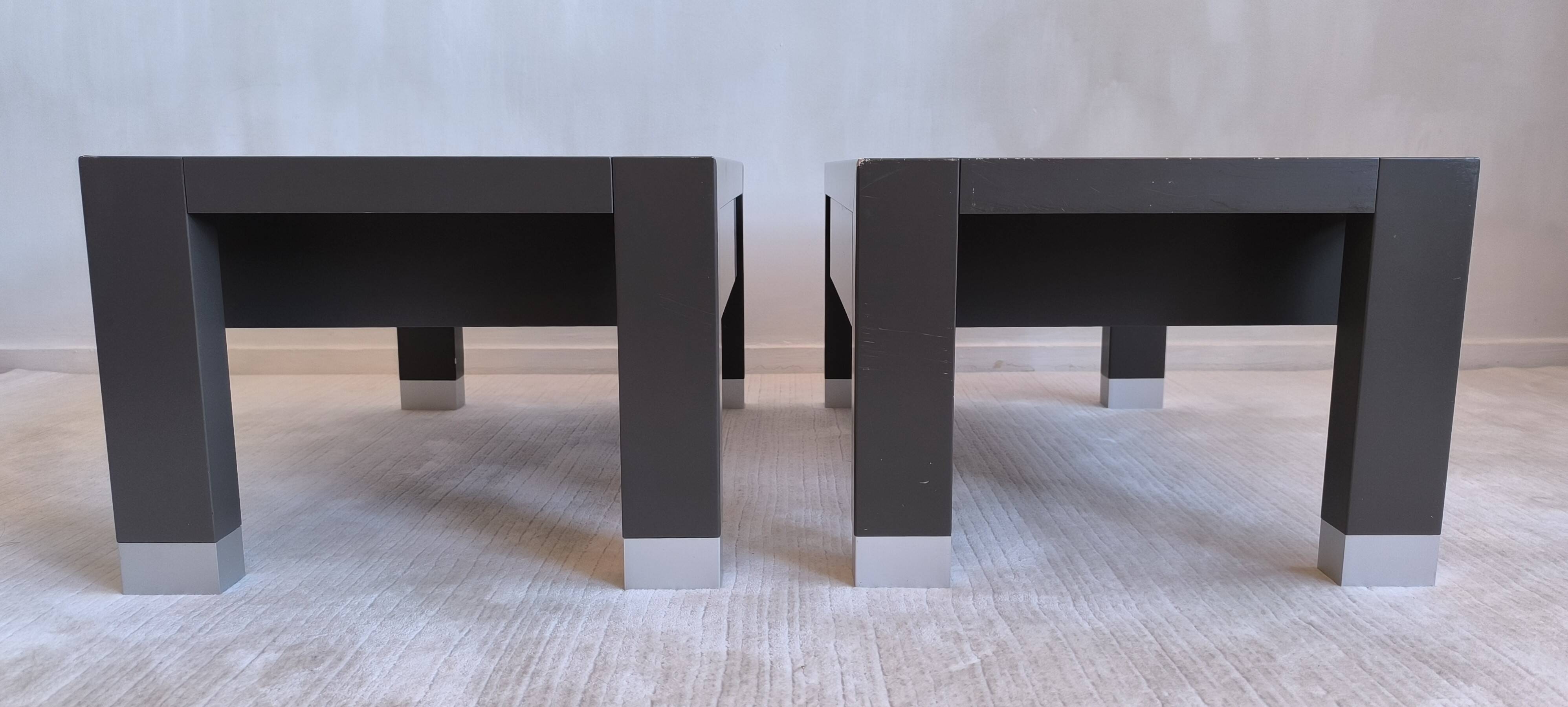 Very beautiful bedside tables lumeo by ligne roset designed by peter maly.