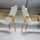 Scandinavian armchair danish feet years 50 compass
