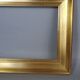 Frame hollow edges gilded wood gold leaf 39x29 cm, foliage 30x20 cm SB