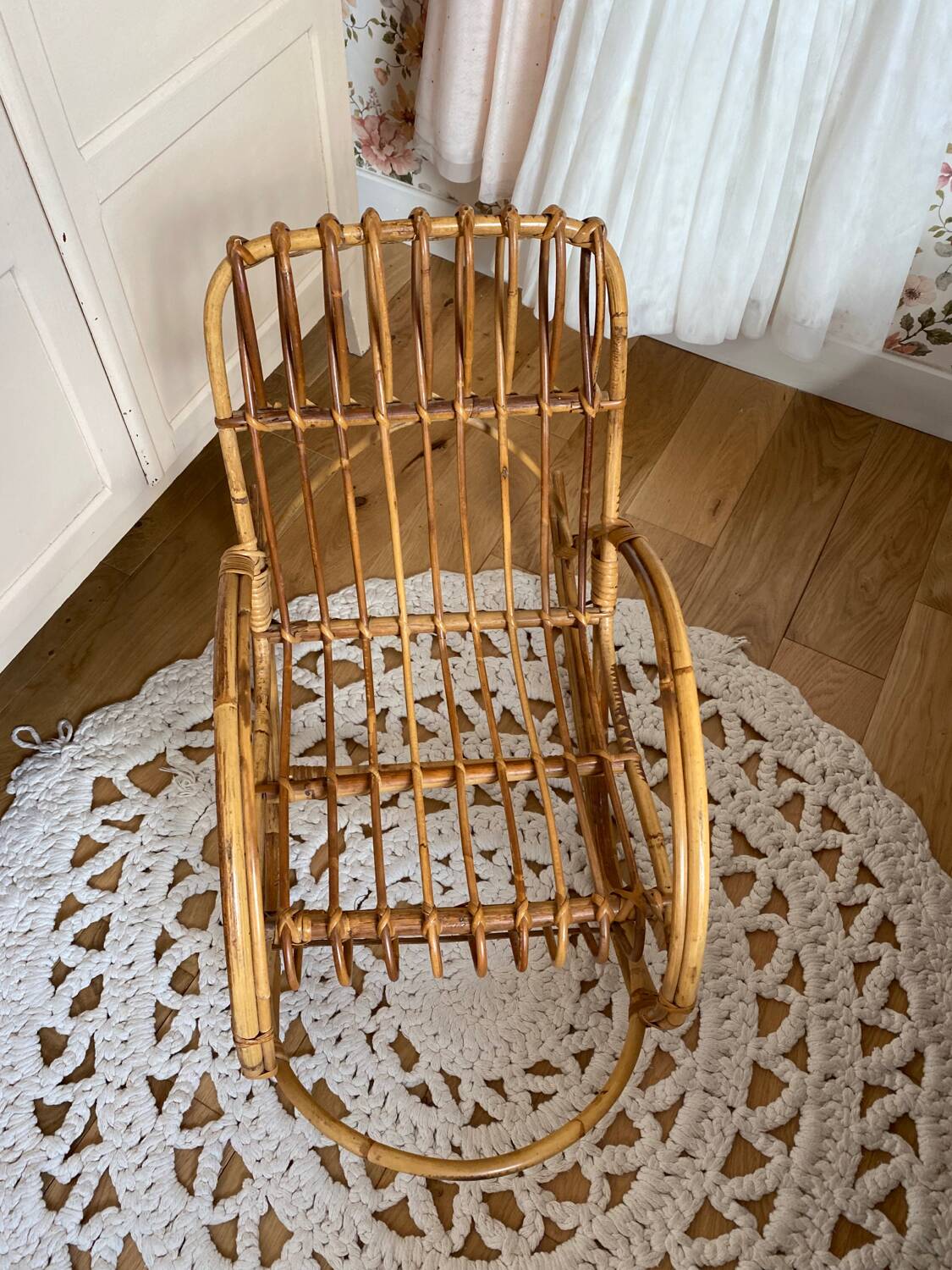 Rattan rocking chair