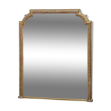 Victorian gilded overmantel mirror