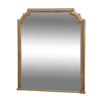 Miroir doré victorien - 130x110cm