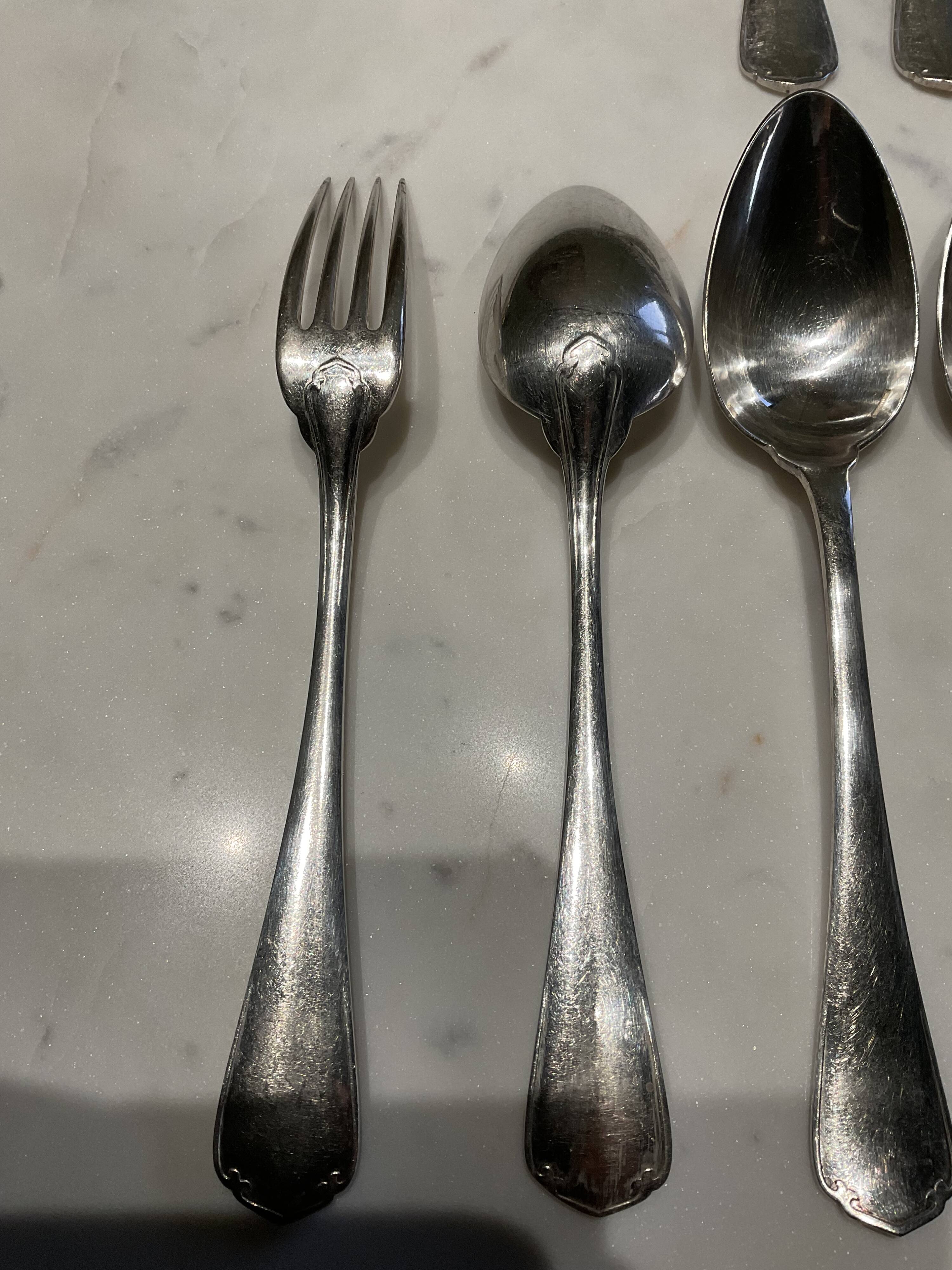 Christofle 22-piece cutlery set, Japan model