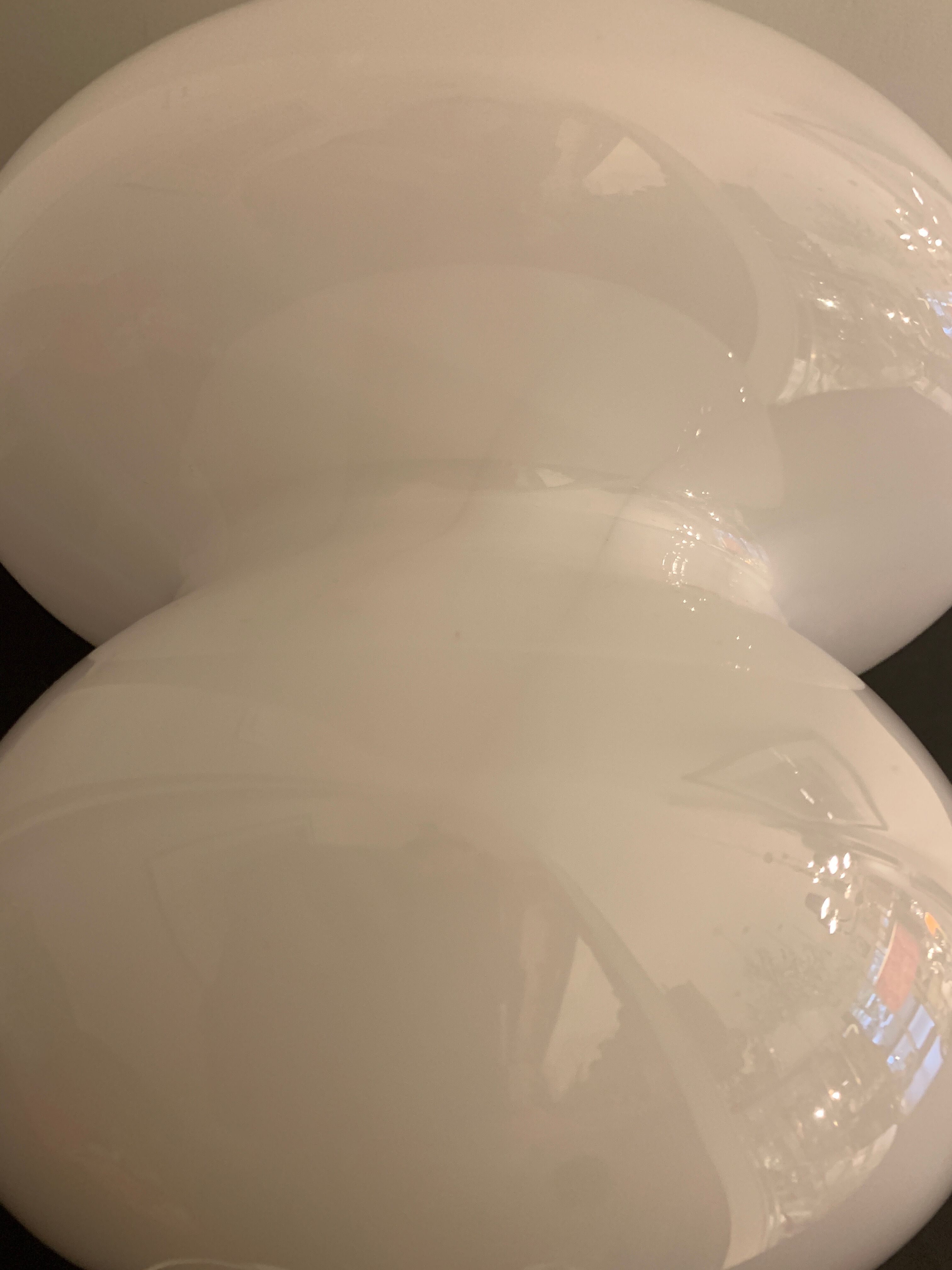 Murano glass mushroom lamp, Swirl by Gino Vistosi, 1970