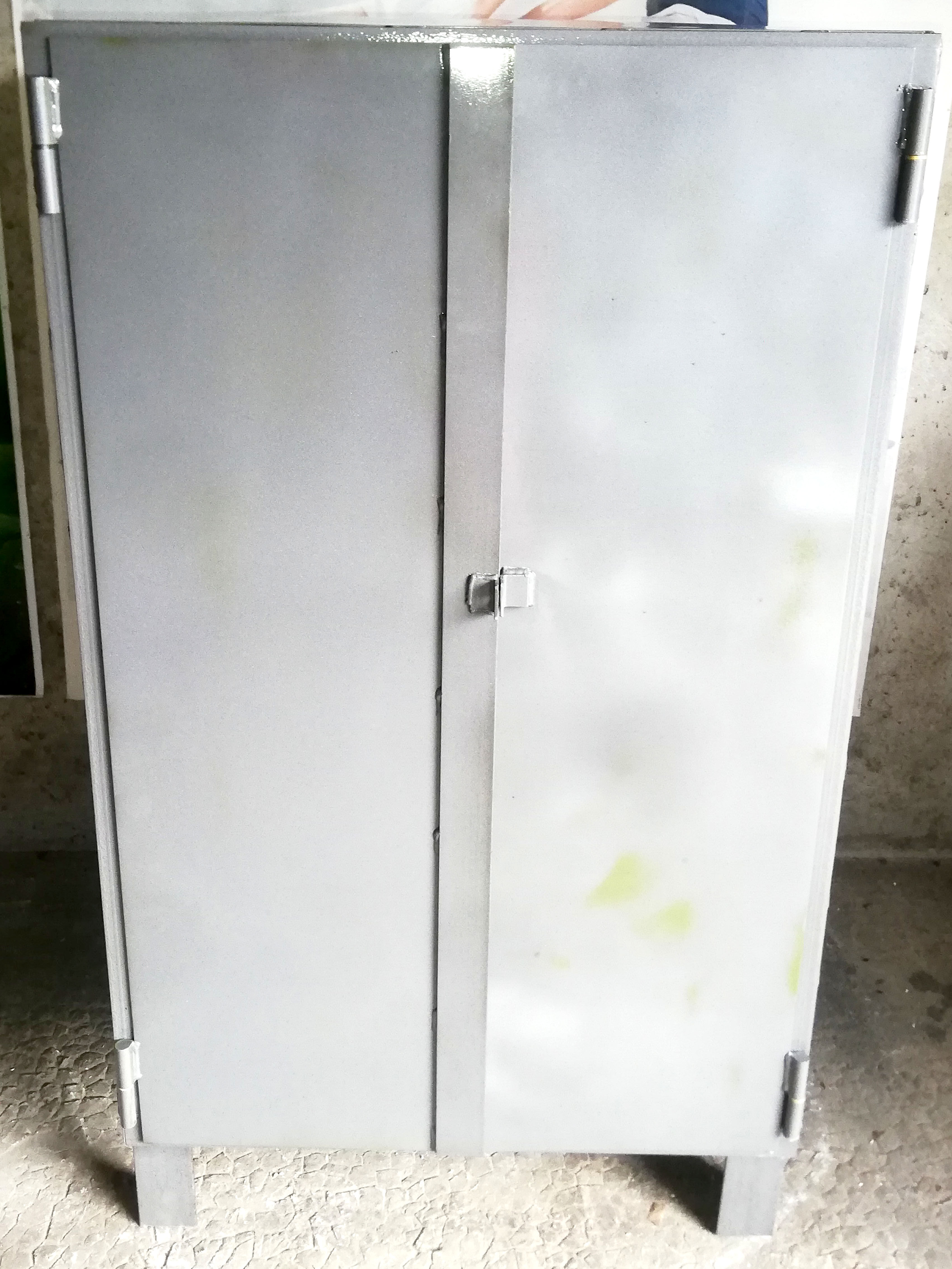 Industrial cabinet in varnished metal