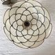 Vintage suspension in mother-of-pearl and brass