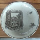 Old fruit bowl terre de fer hb & cie/tableware/sepia
