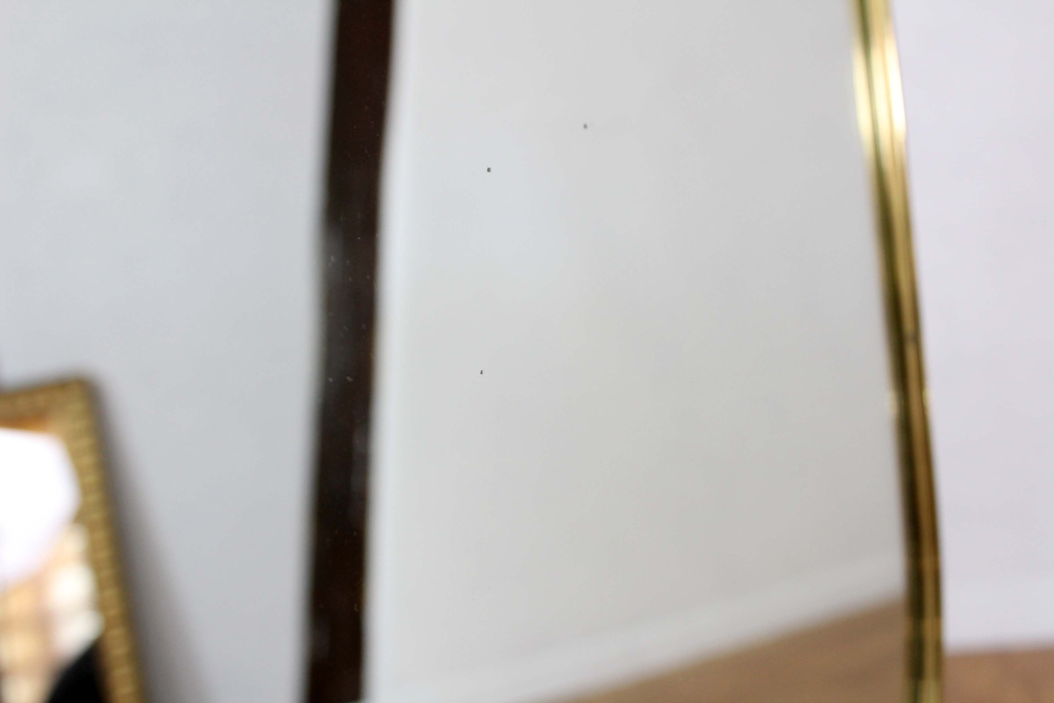 Brass psyched mirror 160x29cm