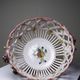 Openwork bowl in painted earthenware, Émile Tessier Le Croisic, 30-50's accident