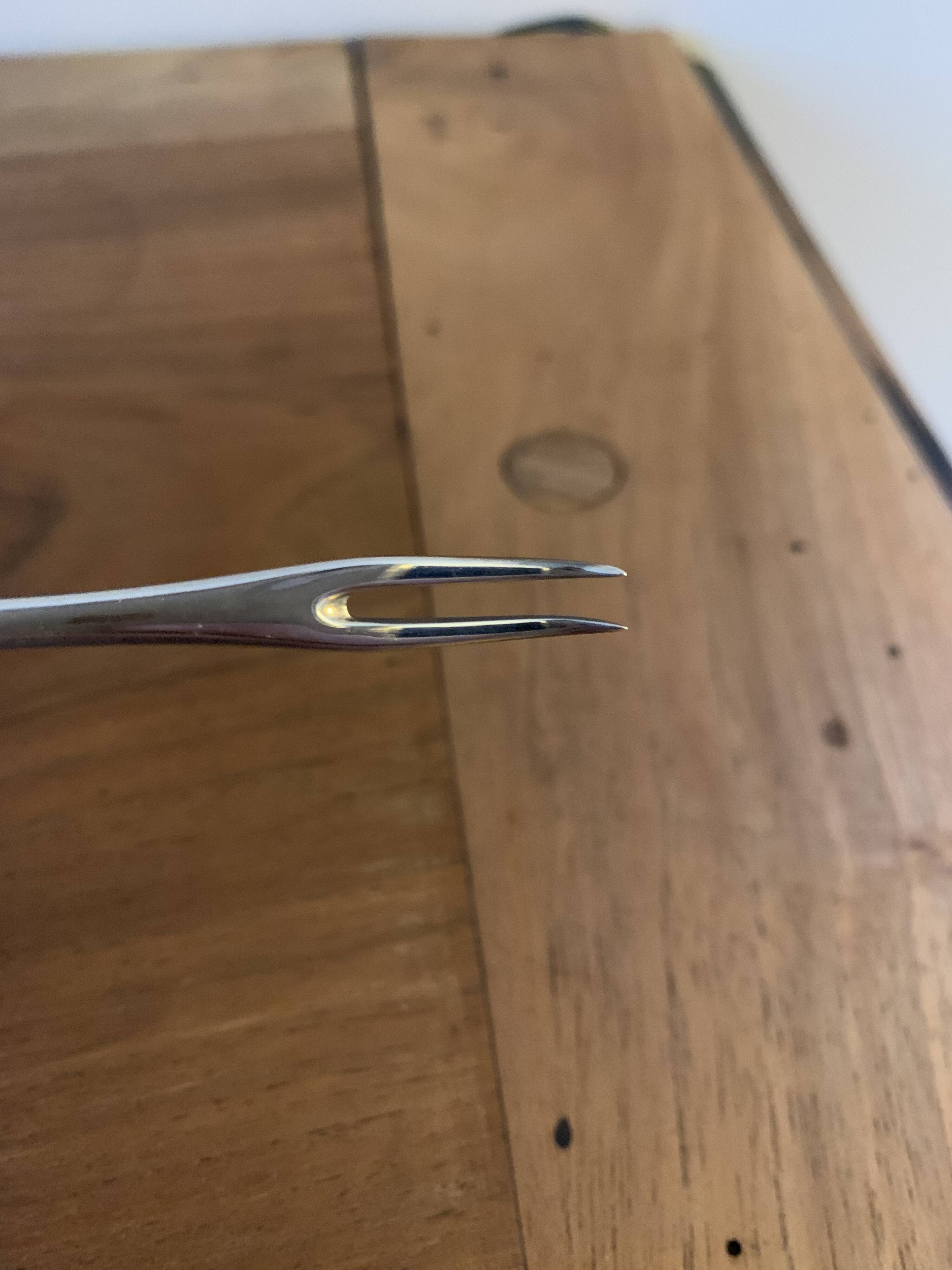 Silver-plated seafood fork WMF