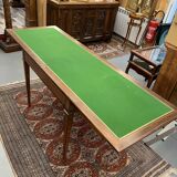 Old game table, has system, length 180 cm, directoire style