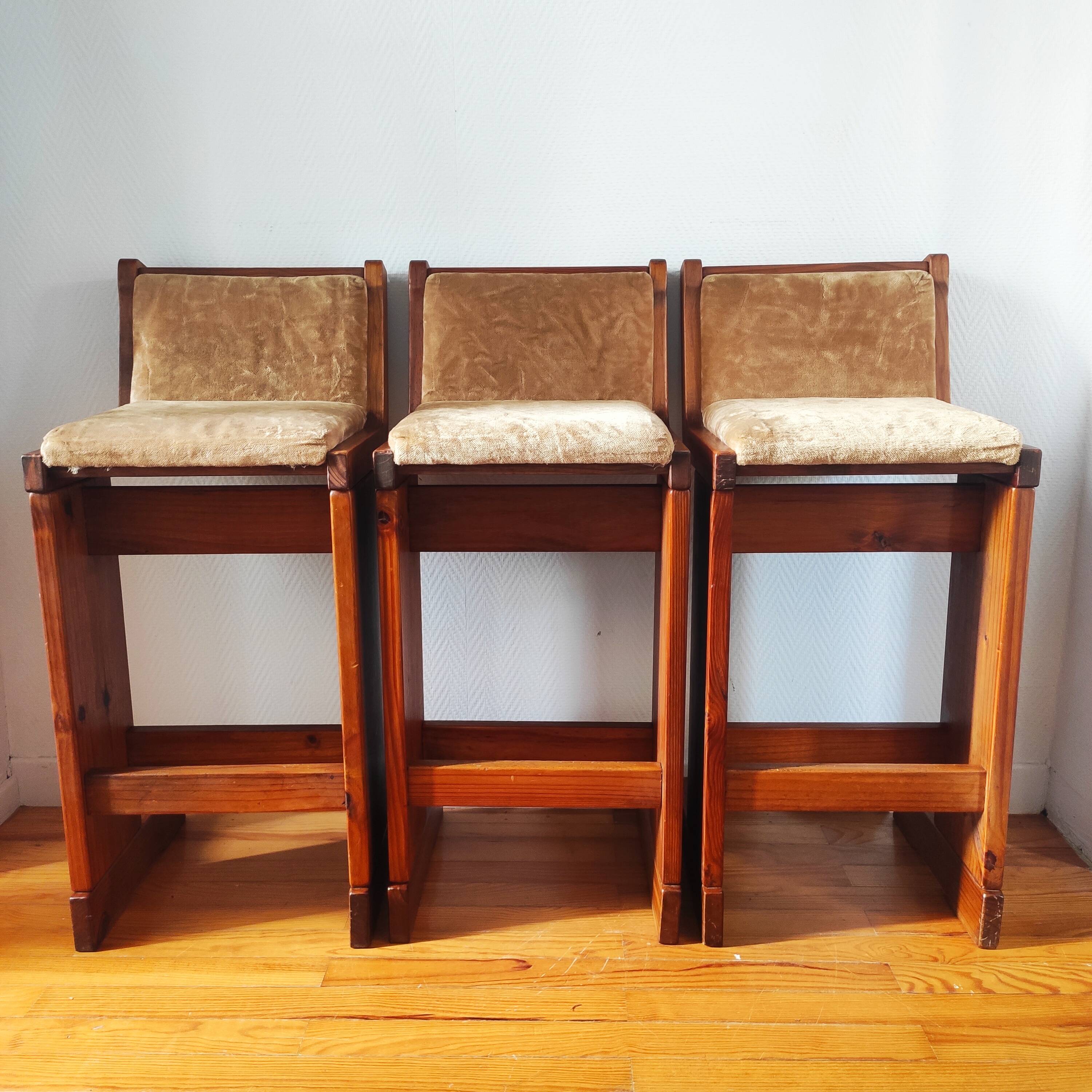 Vintage bar stools Scandinavian design