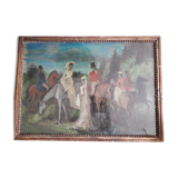 Tableau ancien à l'huile